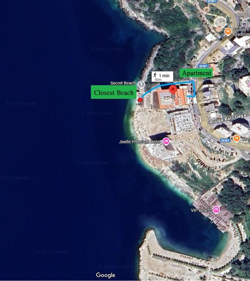 Saranda Miracle Sky Apartment Exteriér fotografie
